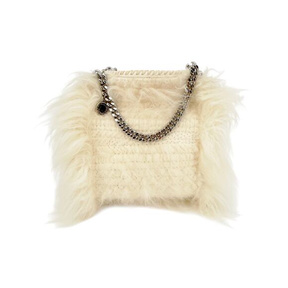 STELLA McCARTNEY Falabella Mini Faux Fur Tote Bag - Picture 1 of 16